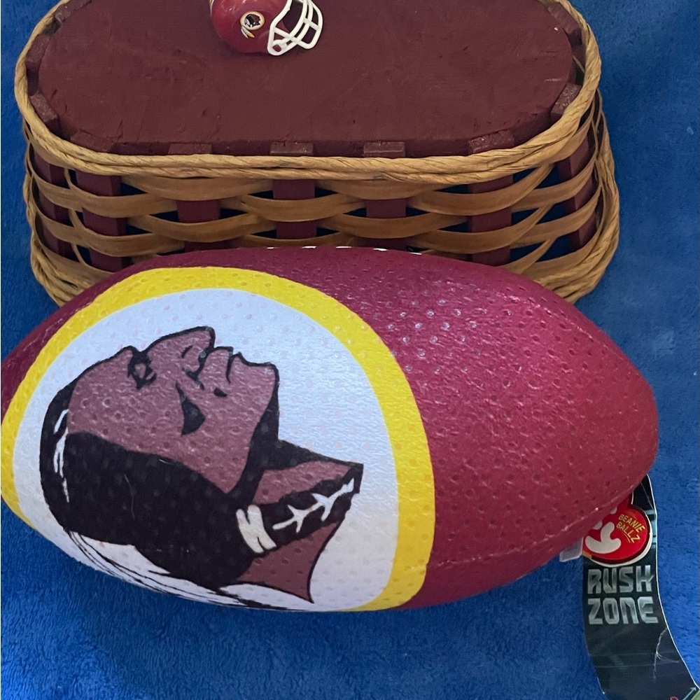 VINTAGE Washington Redskins Football & Mini Helmet